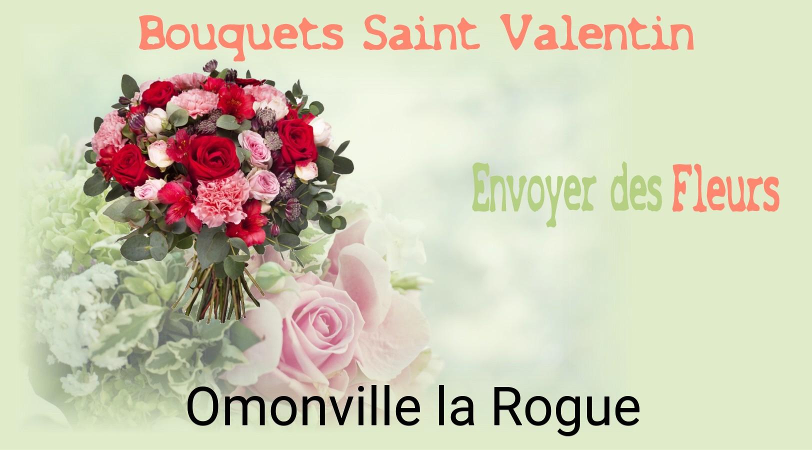 Roses de Saint-Valentin livrées à Omonville-la-Rogue